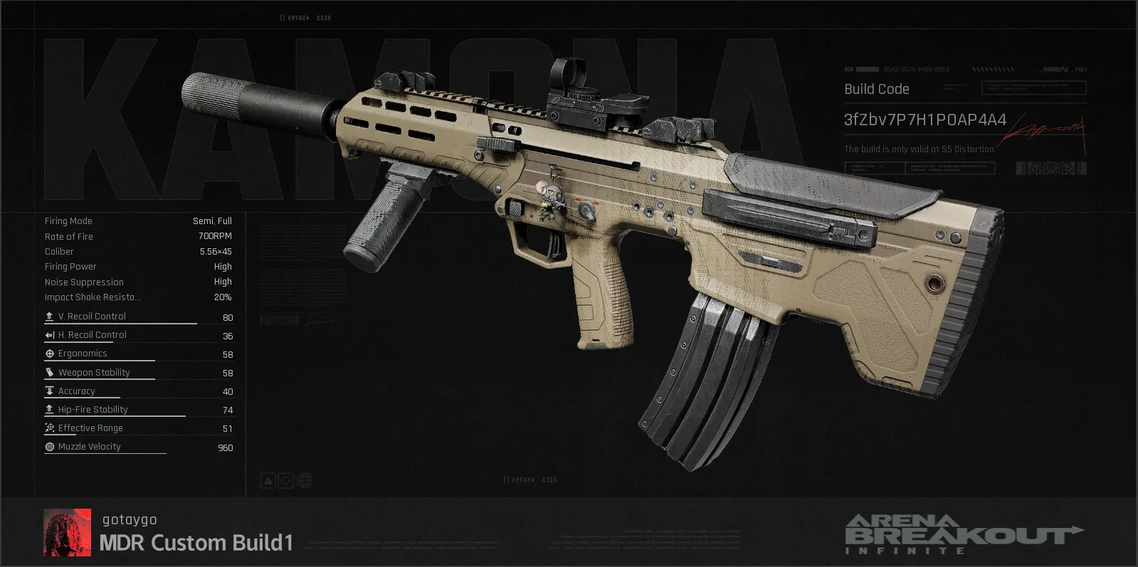 Meta Mdr Build Best MDR Build & Meta Loadout: Under Rated MDR | Arena Breakout ...